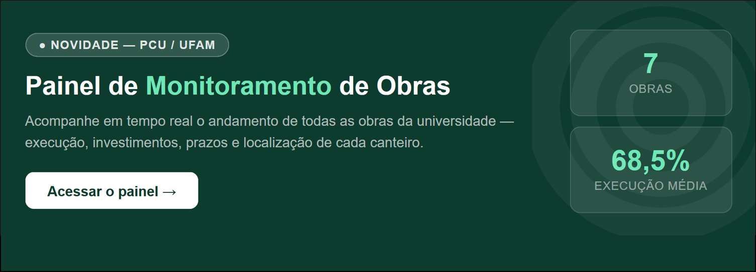 PCU lança painel digital inédito para monitoramento de obras